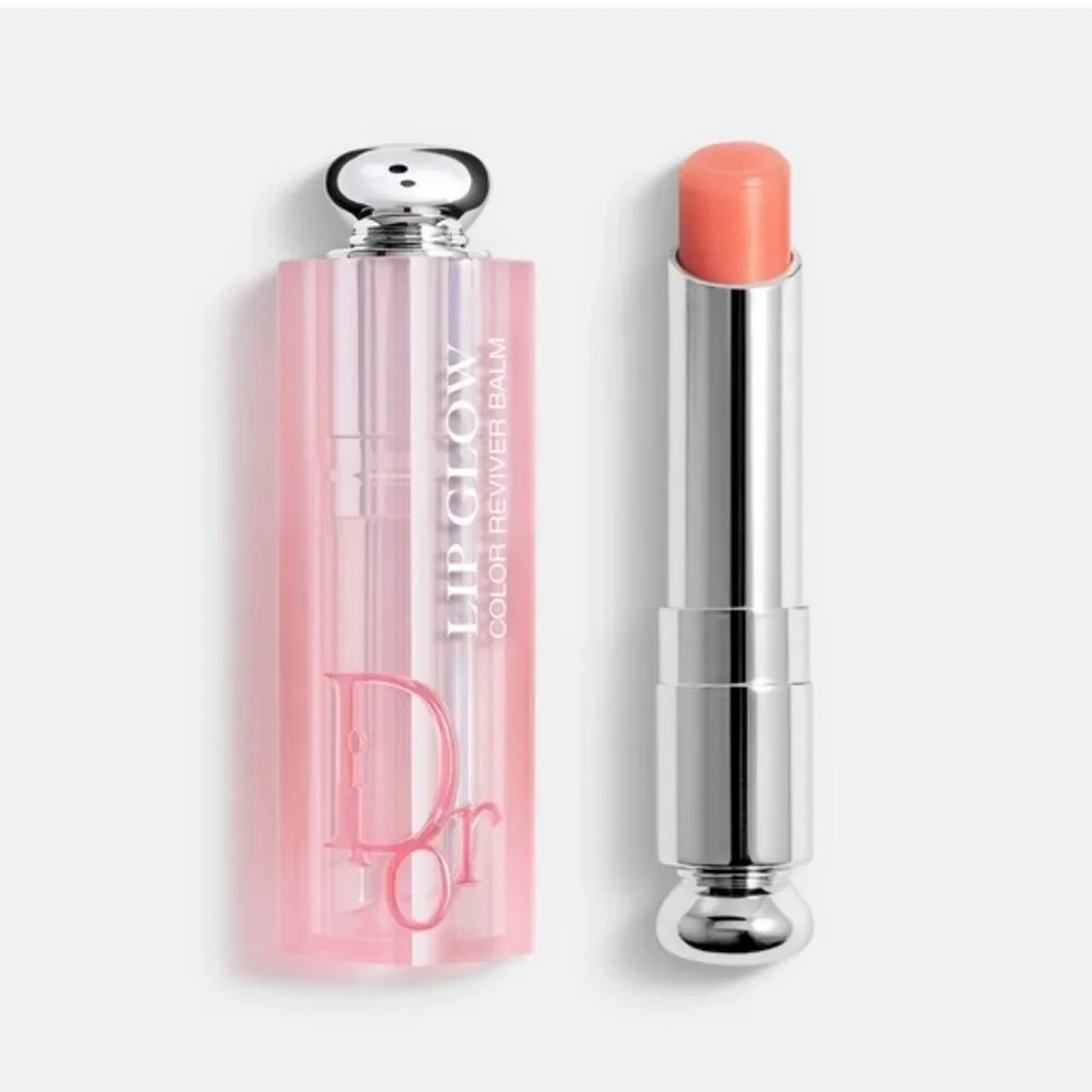 Dior Addict Lip Glow - Coral 004 Natural Glow Custom Color Reviving Lip Balm NIB